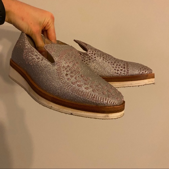 Free People Snake Eyes Metallic Slip On Loafer - Picture 9 of 12